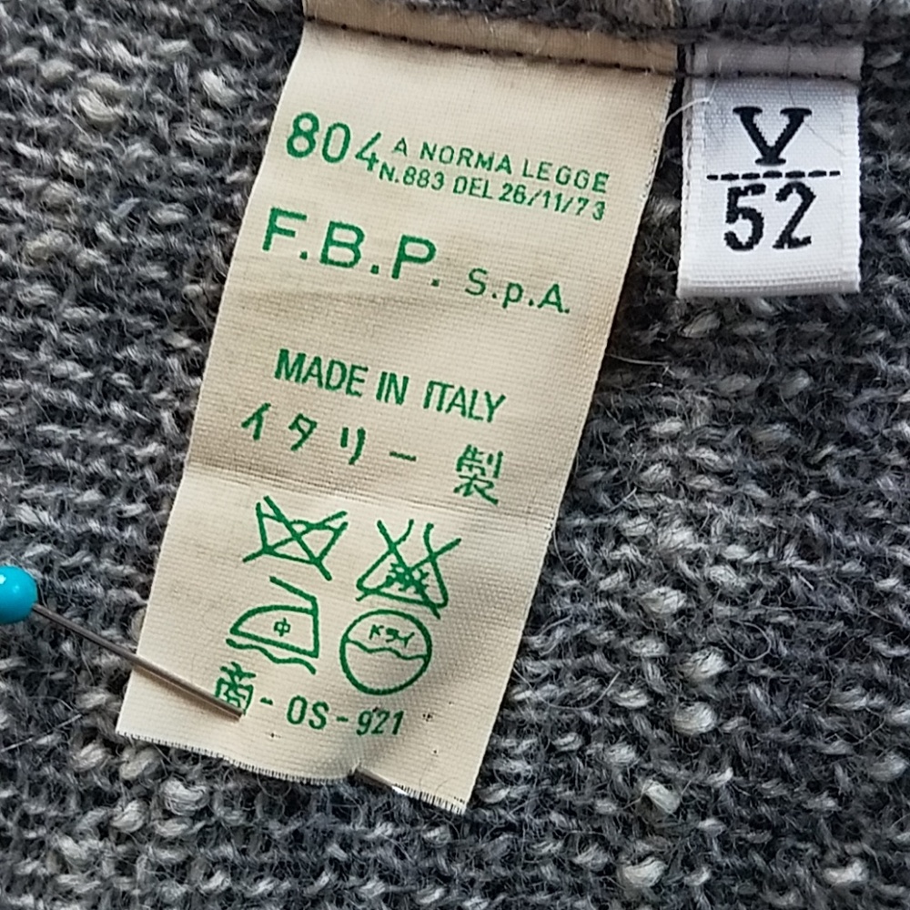 Men's Gianni Versace Gray Sweater 52 - Picture 4 of 6